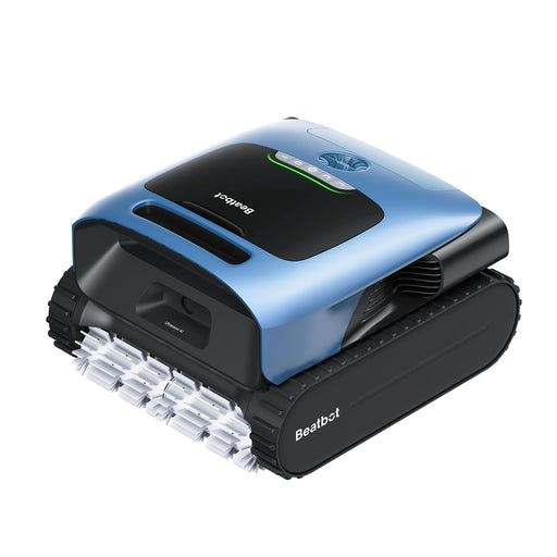 Beatbot Aquasense A100 Pro Robotic Pool Vacuum Cleaner - Clarifies Water, Cleans Surface, Floor, Walls and Waterline, Surface Parking, Intelligent Path Optimization-Slight Blue