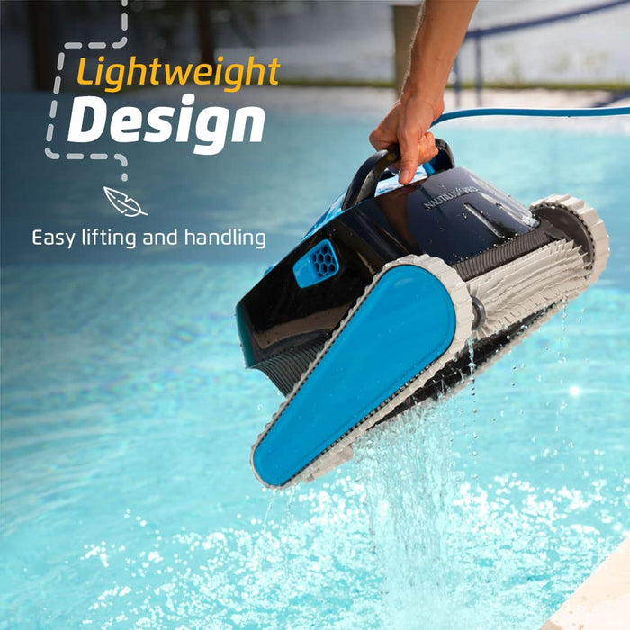 Dolphin Nautilus CC Pro Wi-Fi Robotic Pool Vacuum Cleaner up to 50 FT - Waterline Scrubber Brush