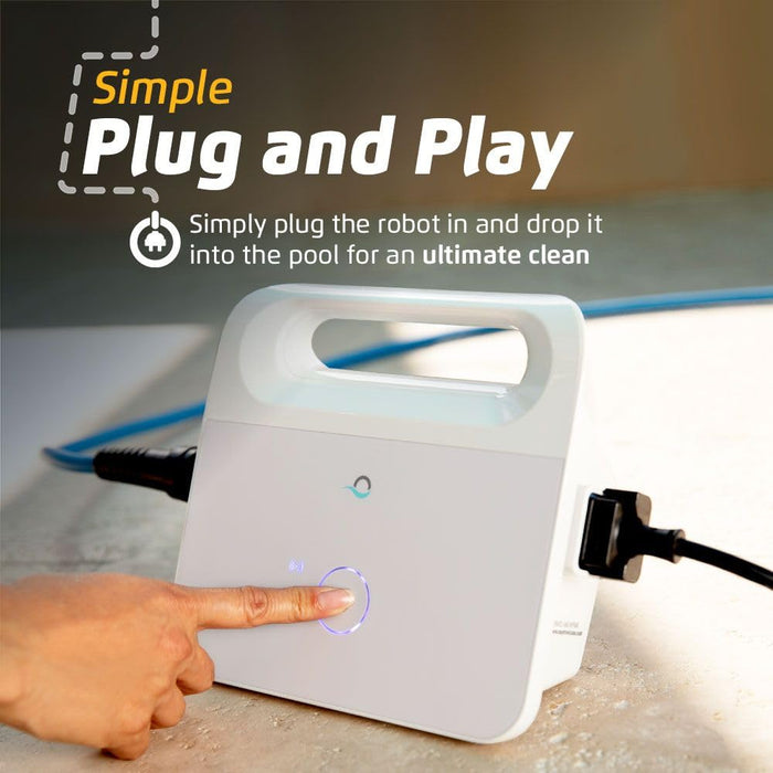 Dolphin Nautilus CC Pro Wi-Fi Robotic Pool Vacuum Cleaner up to 50 FT - Waterline Scrubber Brush